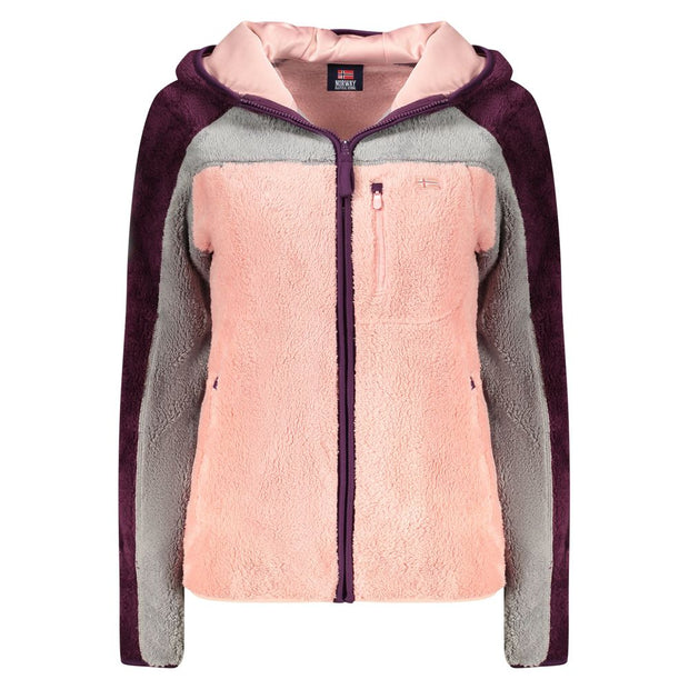 Pink Polyester Sweatshirt