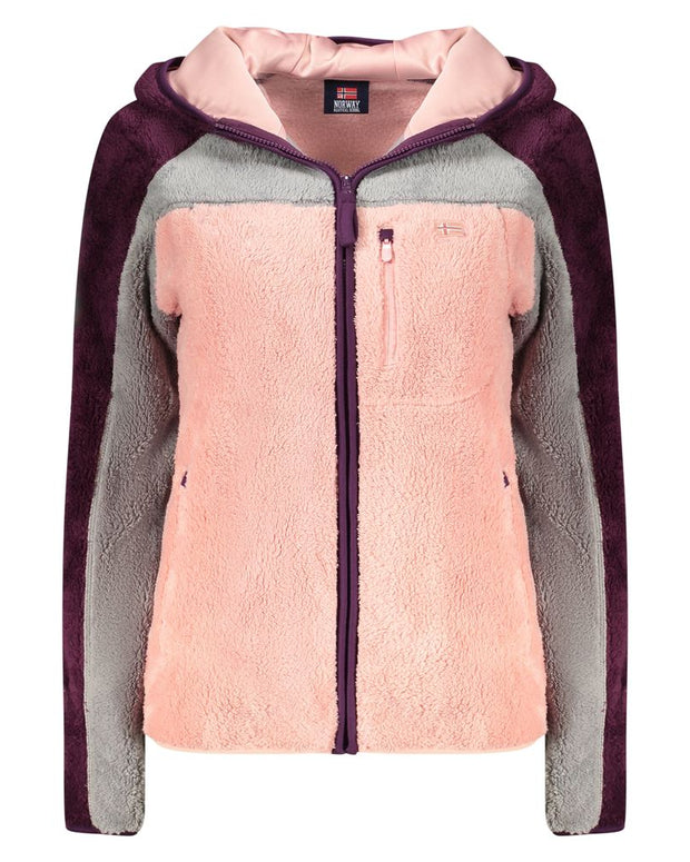 Pink Polyester Sweatshirt