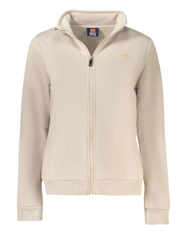 Beige Cotton Sweatshirt