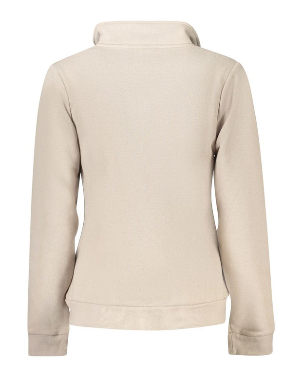 Beige Cotton Sweatshirt