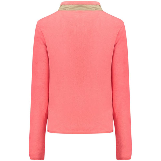 Pink Polyester Sweatshirt
