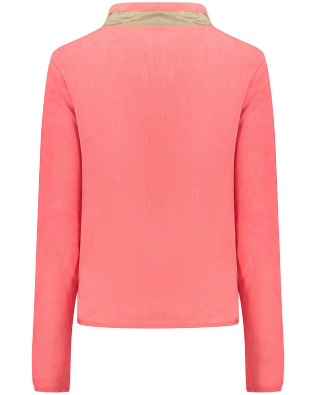 Pink Polyester Sweatshirt