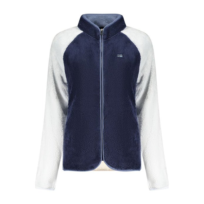 Blue Polyester Sweatshirt