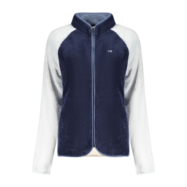 Blue Polyester Sweatshirt