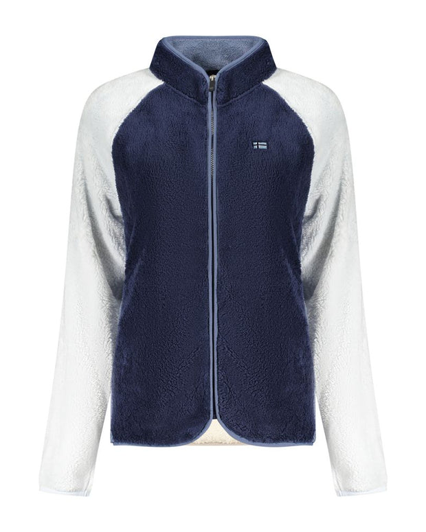 Blue Polyester Sweatshirt