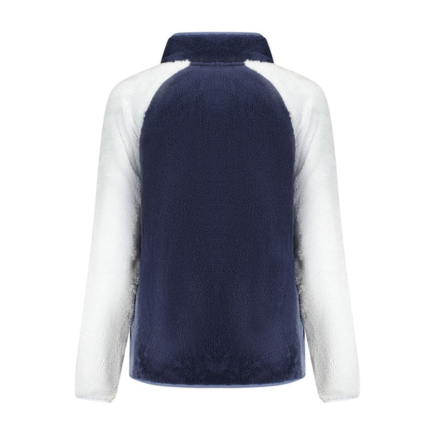 Blue Polyester Sweatshirt