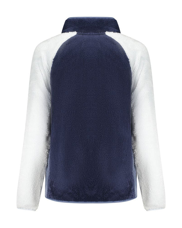 Blue Polyester Sweatshirt