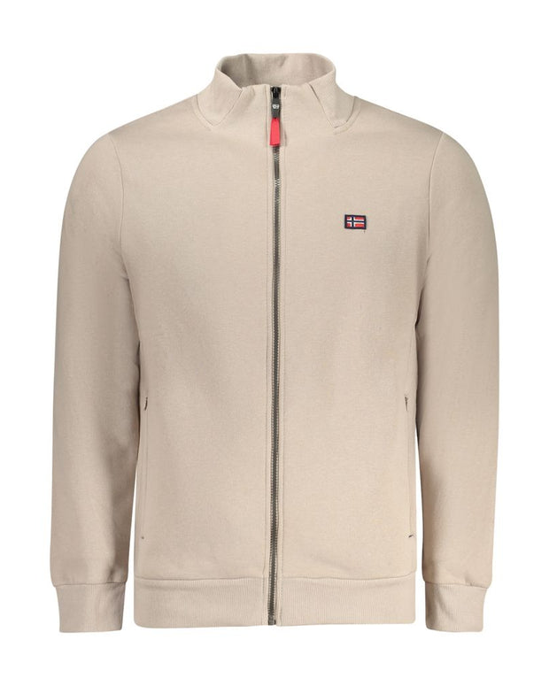 Beige Cotton Sweatshirt