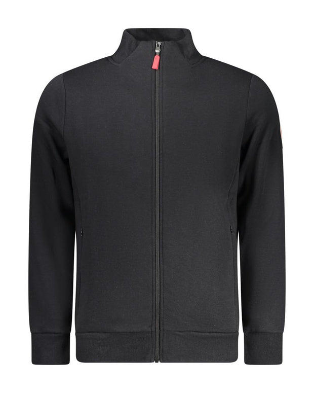 Black Cotton Sweatshirt