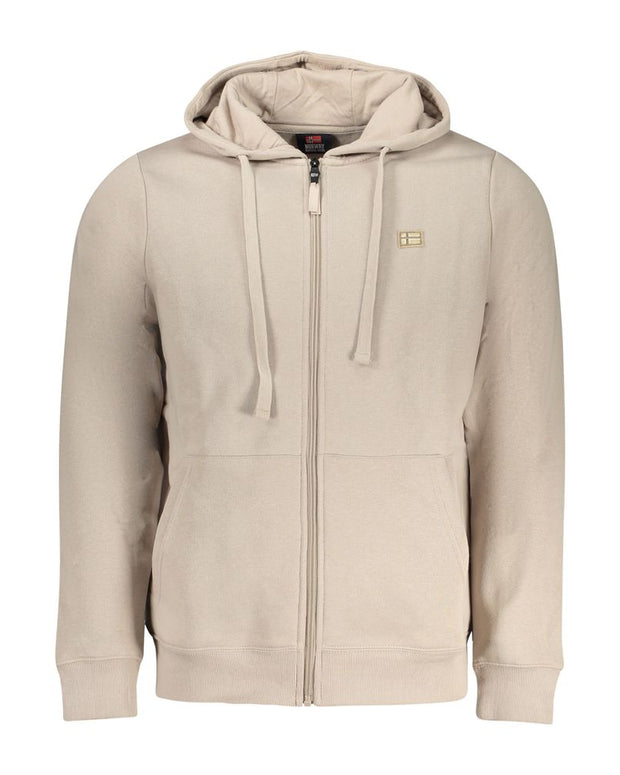 Beige Cotton Sweatshirt