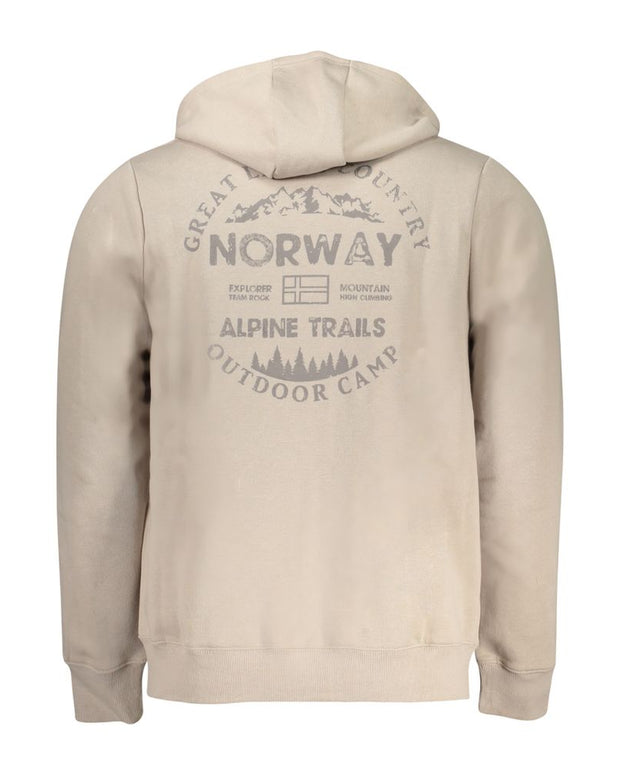 Beige Cotton Sweatshirt