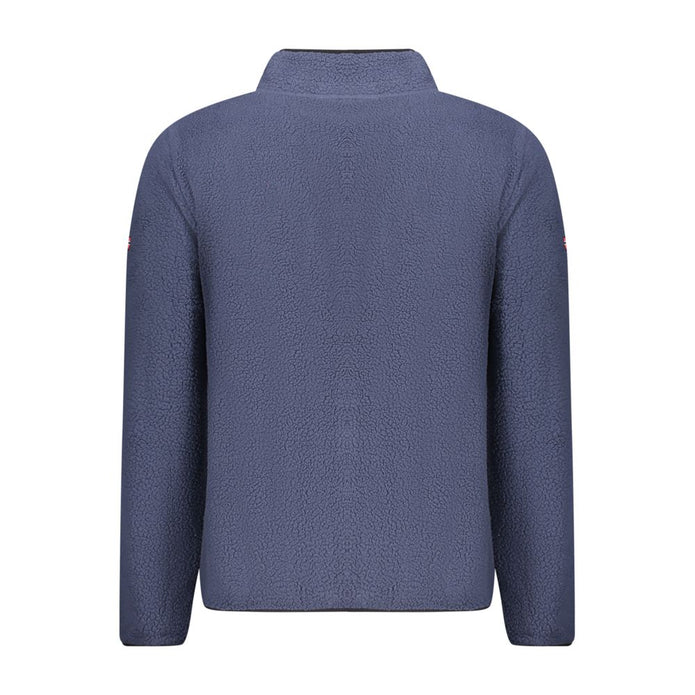 Blue Polyester Sweatshirt