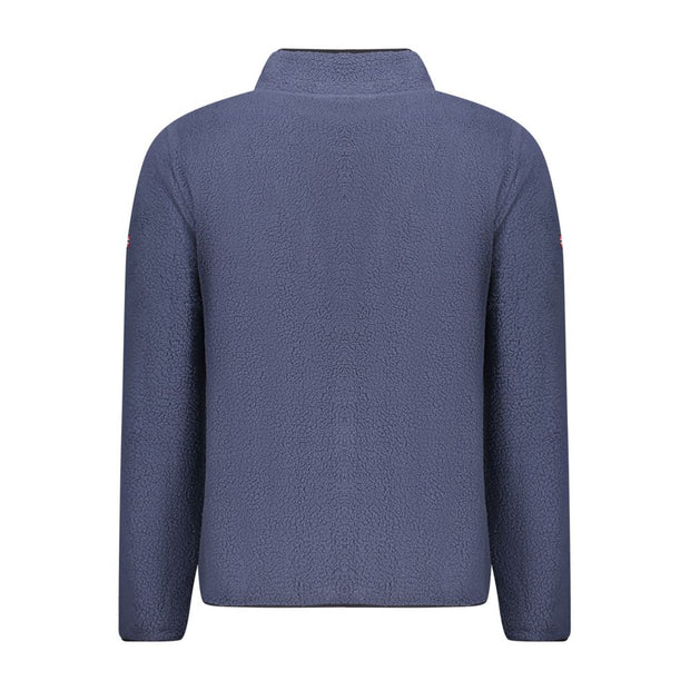 Blue Polyester Sweatshirt