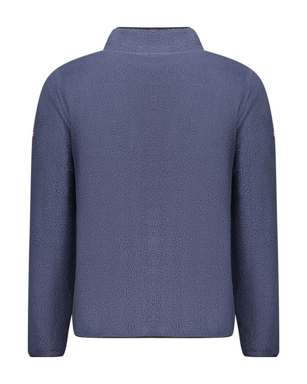 Blue Polyester Sweatshirt