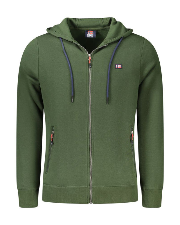 Green Cotton Sweatshirt