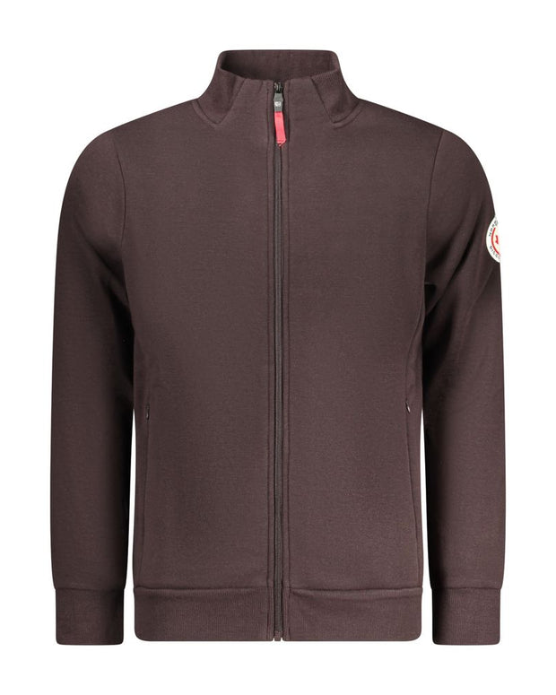 Brown Cotton Sweatshirt