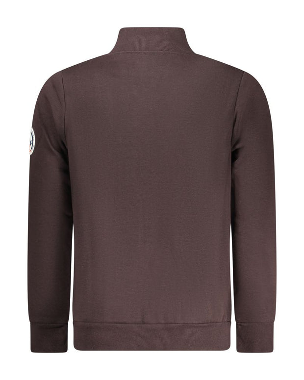 Brown Cotton Sweatshirt