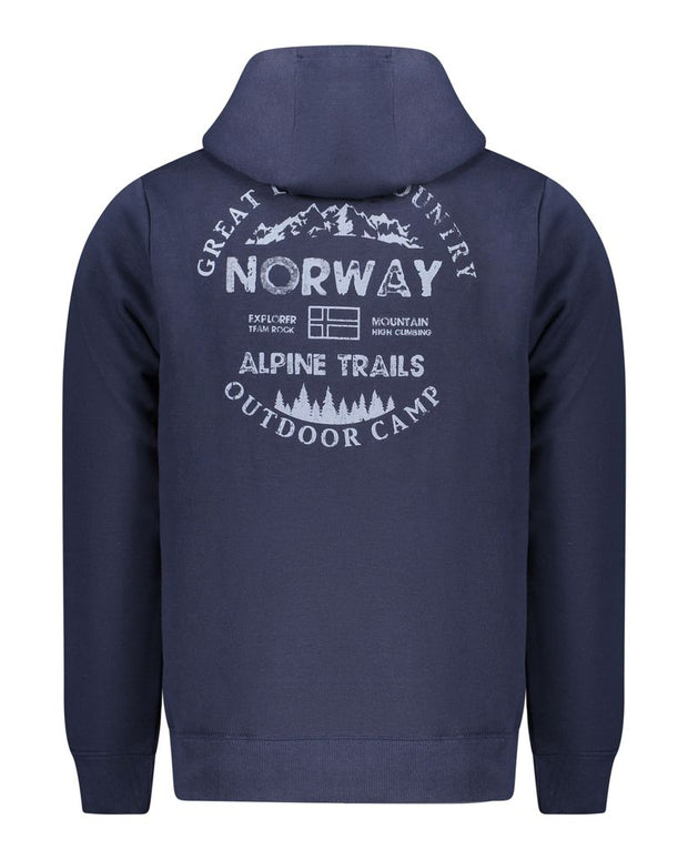 Blue Cotton Sweatshirt