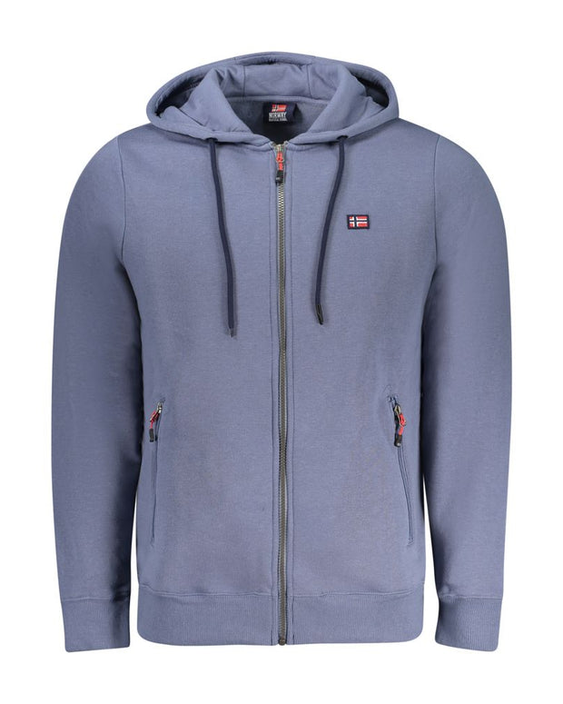 Blue Cotton Sweatshirt