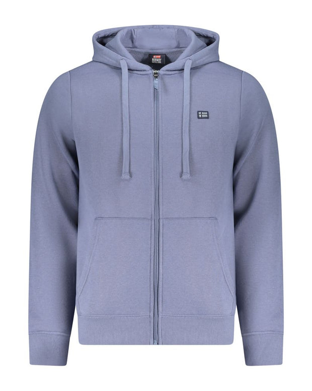 Blue Cotton Sweatshirt