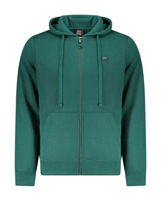Green Cotton Sweatshirt