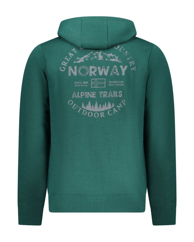 Green Cotton Sweatshirt