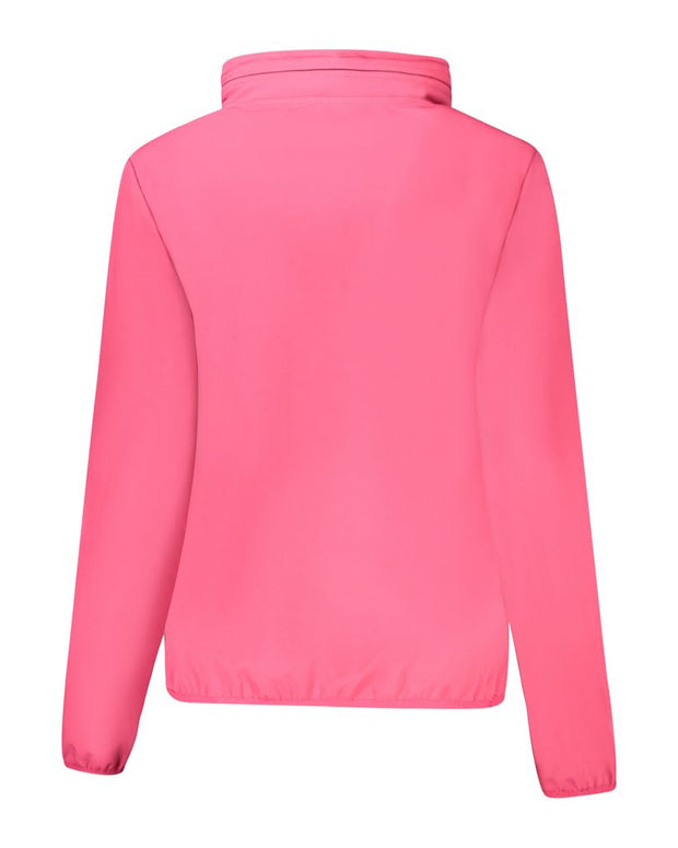Pink Polyester Jackets & Coat
