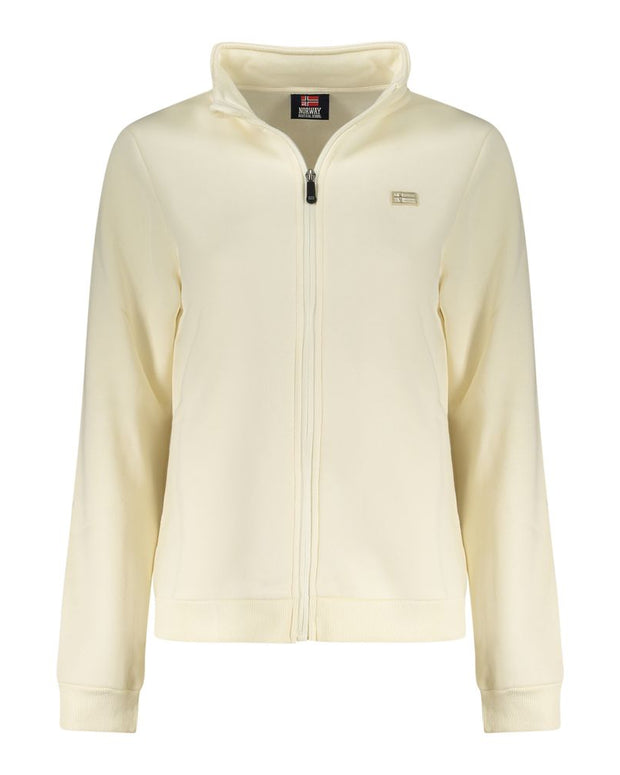 White Cotton Sweatshirt