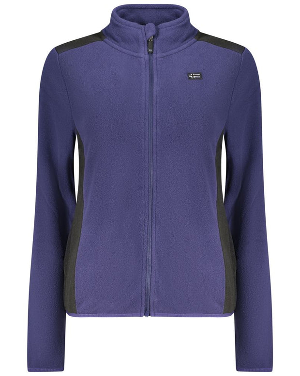 Blue Polyester Sweatshirt