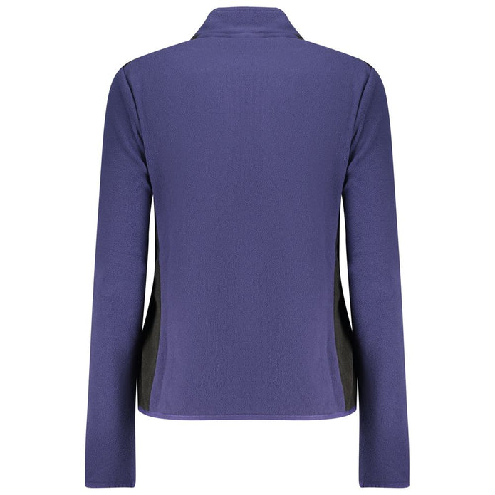 Blue Polyester Sweatshirt