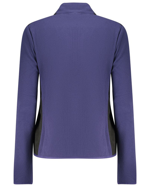 Blue Polyester Sweatshirt