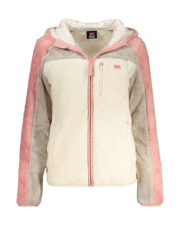 White Polyester Sweatshirt