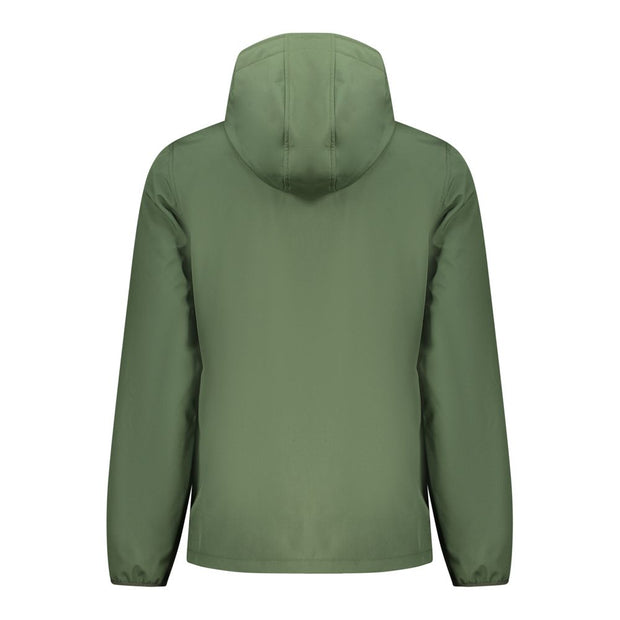 Green Polyester Jackets & Coat