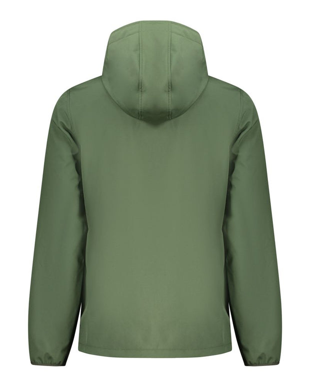 Green Polyester Jackets & Coat