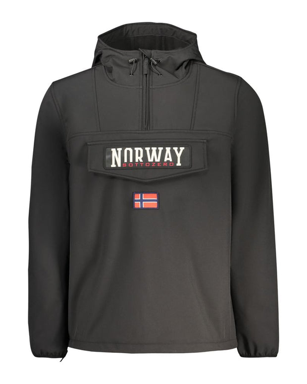 Black Polyester Jackets & Coat