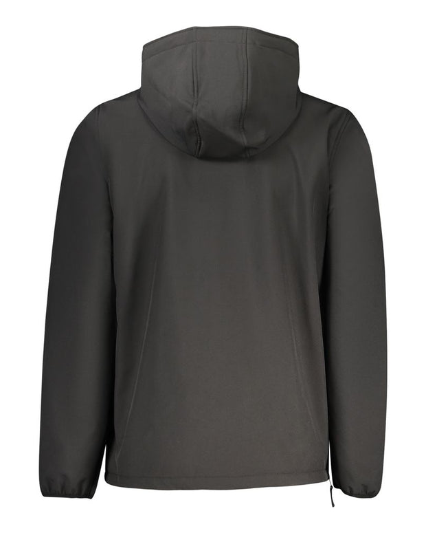 Black Polyester Jackets & Coat