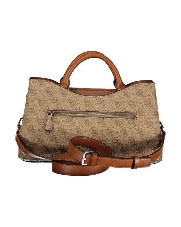 Beige Polyethylene Handbag