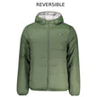 Green Polyester Men's Reversible Jacket