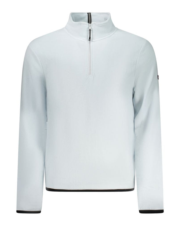 Blue Polyester Men Sweater