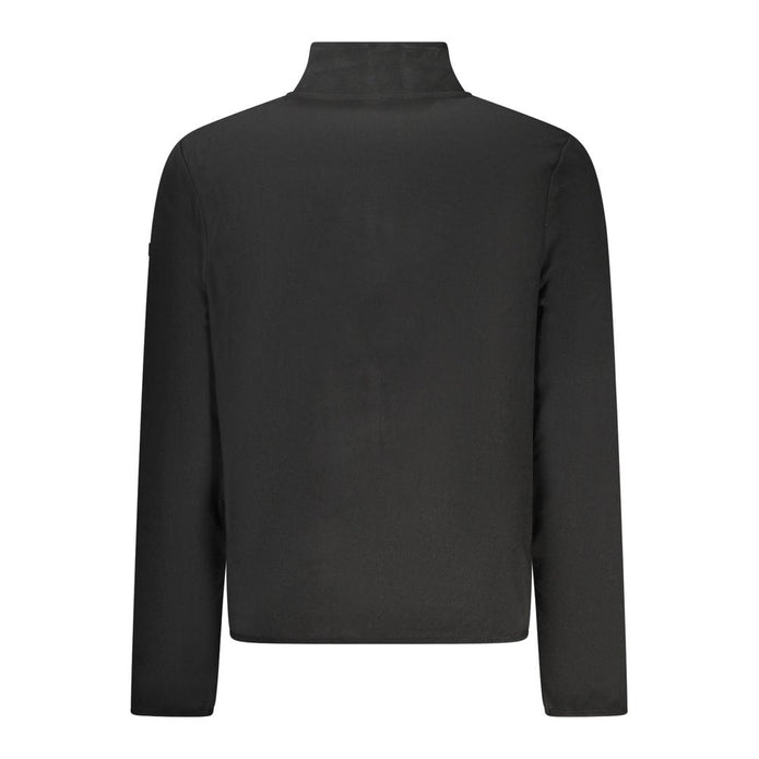 Black Polyester Men Sweater