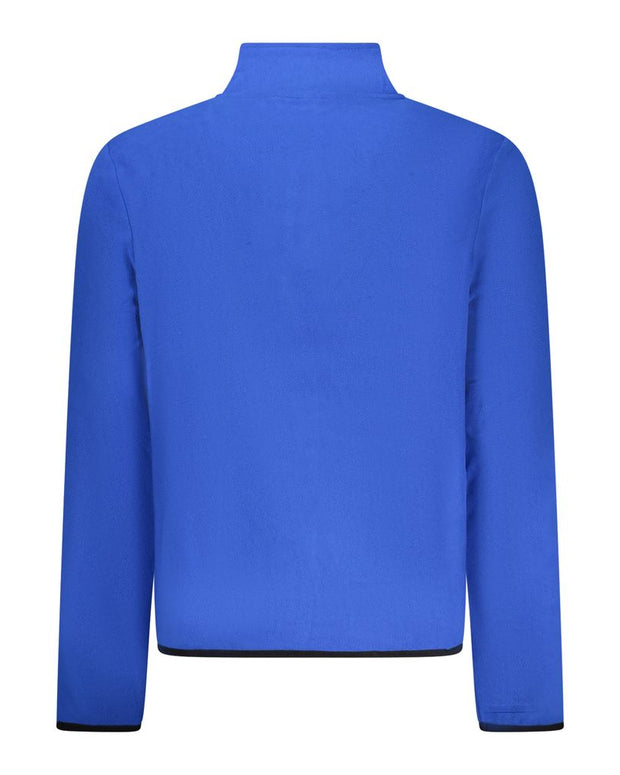 Blue Polyester Men Sweater