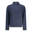 Blue Polyester Men Sweater