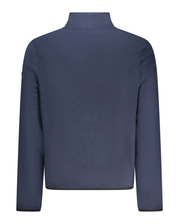 Blue Polyester Men Sweater