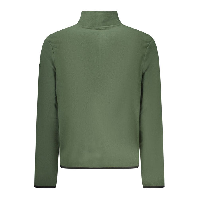 Green Polyester Men Sweater