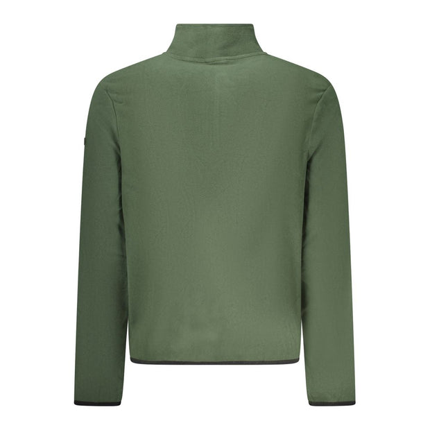 Green Polyester Men Sweater