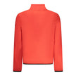 Red Polyester Men Sweater