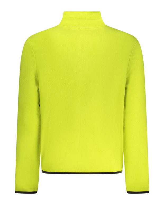 Green Polyester Men Sweater