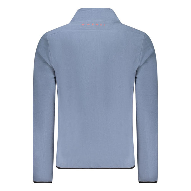 Blue Polyester Men Sweater