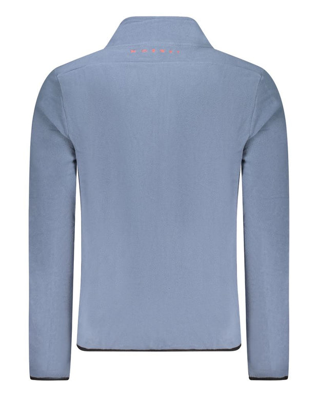 Blue Polyester Men Sweater