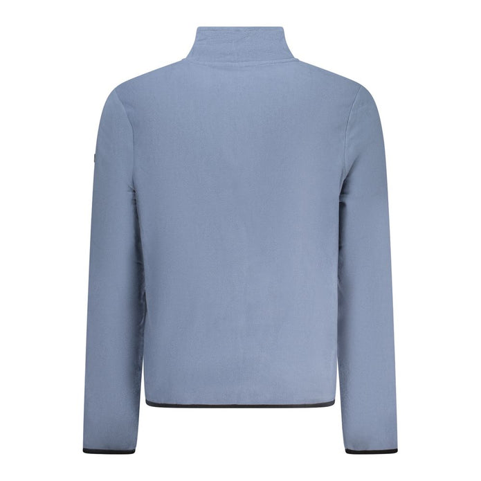 Blue Polyester Men Sweater